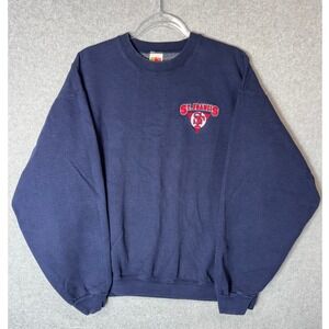 Saint Francis Sweatshirt Women XL Navy Blue‎ VTG Fruit of The Loom